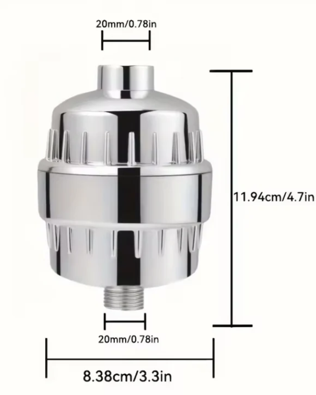 Aqua-Vira™ Pro Shower Filter (Vitamin C,E & A)