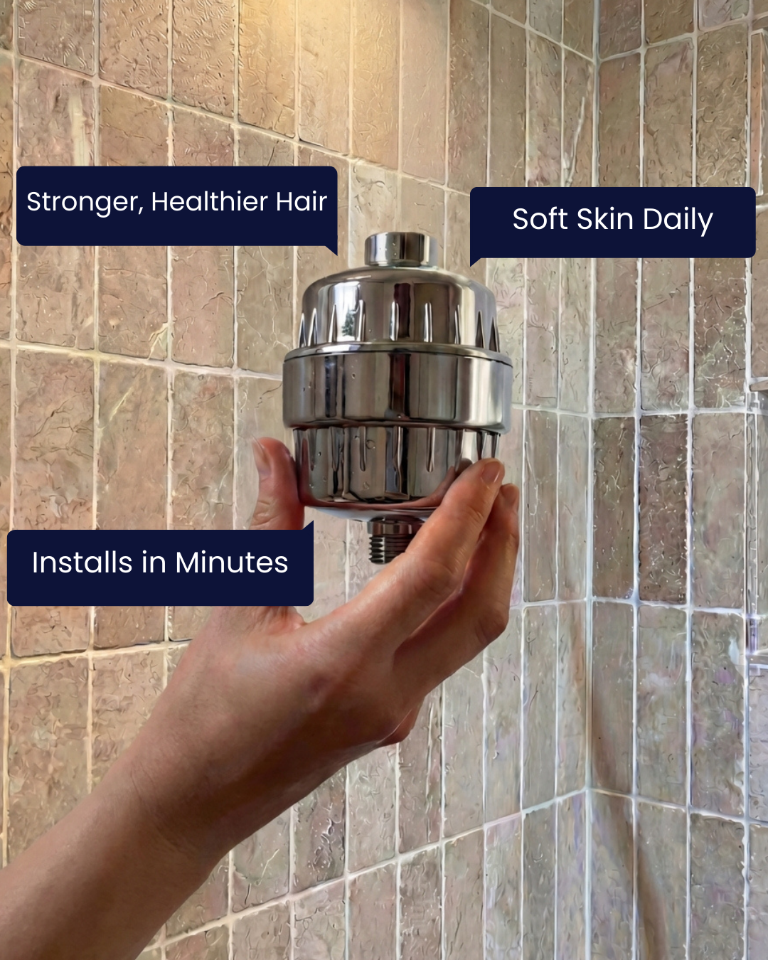 Aqua-Vira™ Pro Shower Filter (Vitamin C,E & A)